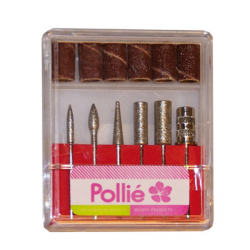  KIT 6 ACCESORIOS + 6 ESMERILADORES POLLIÉ


